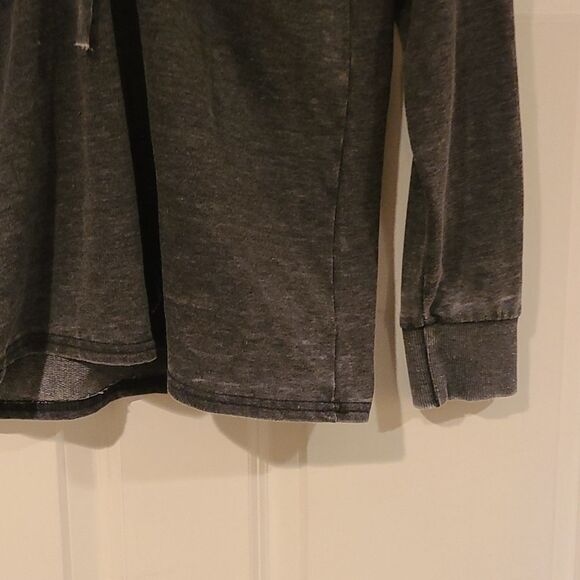 Forever 21 Gray hooded Sweater Top S - Picture 3 of 4